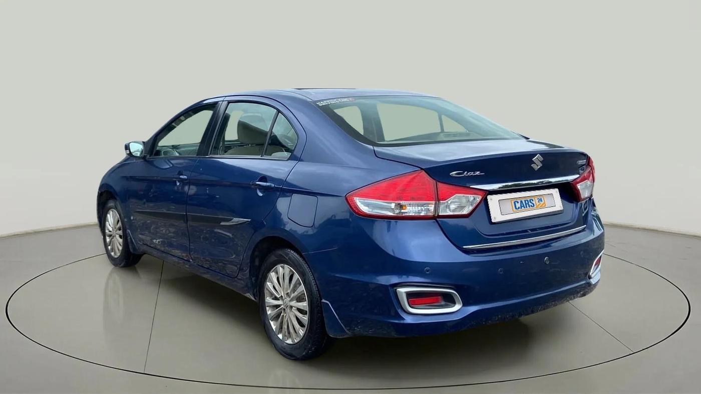 2019 Maruti Ciaz DELTA 1.5 SHVS MT PETROL, CNG, Manual, 1,26,964 km, Left Back Diagonal