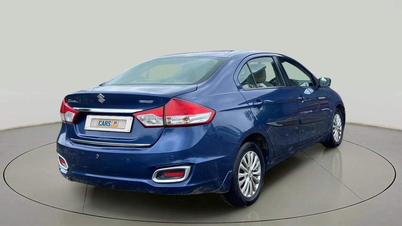 2019 Maruti Ciaz DELTA 1.5 SHVS MT PETROL, CNG, Manual, 1,26,964 km, Right Back Diagonal