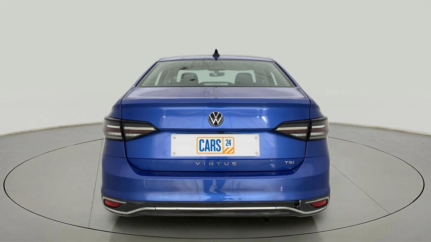 2022 Volkswagen VIRTUS TOPLINE TSI 1.0 AT, Petrol, Automatic, 52,864 km, Back/Rear