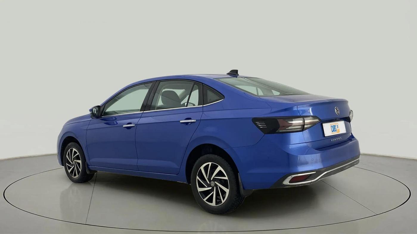 2022 Volkswagen VIRTUS TOPLINE TSI 1.0 AT, Petrol, Automatic, 52,864 km, Left Back Diagonal
