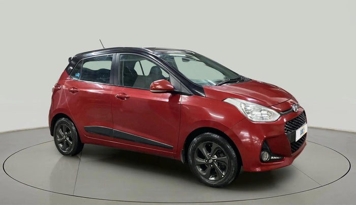 2019 Hyundai Grand i10 SPORTZ 1.2 KAPPA VTVT DUAL TONE, Petrol, Manual, 36,485 km, Right Front Diagonal