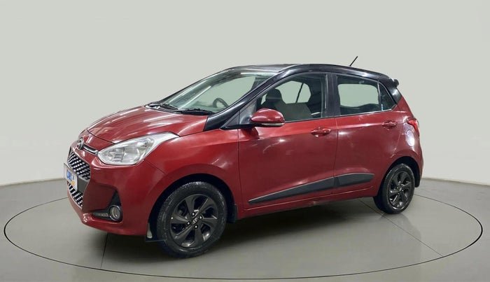 2019 Hyundai Grand i10 SPORTZ 1.2 KAPPA VTVT DUAL TONE, Petrol, Manual, 36,485 km, Left Front Diagonal