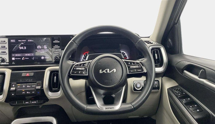 2023 KIA SONET HTX 1.0 DCT, Petrol, Automatic, 31,178 km, Steering Wheel Close Up