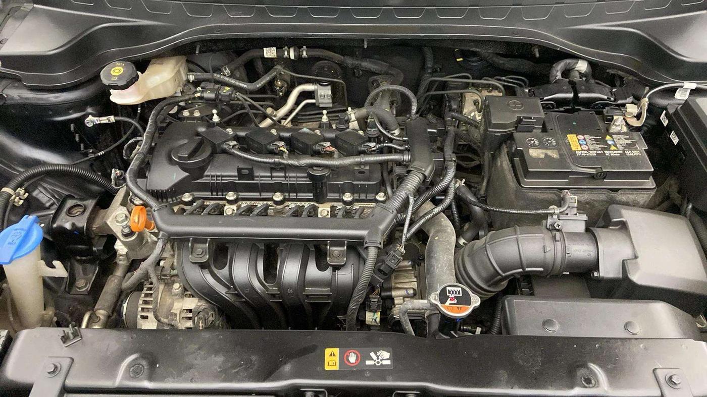 2024 KIA SONET HTK PLUS 1.2 PETROL MT, Petrol, Manual, 32,936 km, Engine View