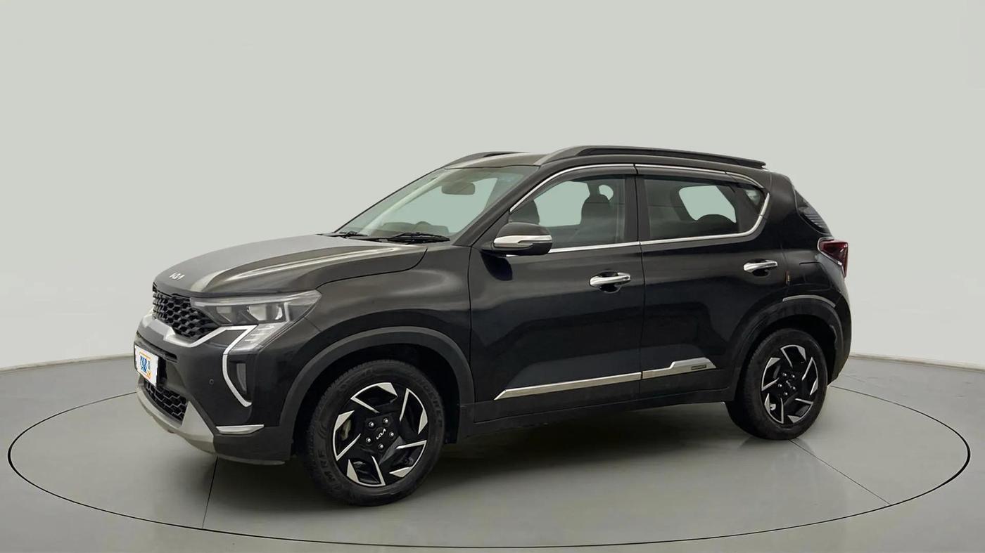 2024 KIA SONET HTK PLUS 1.2 PETROL MT, Petrol, Manual, 32,936 km, Left Front Diagonal