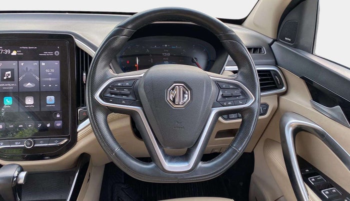 2021 MG HECTOR SHARP 1.5 PETROL CVT, Petrol, Automatic, 31,197 km, Steering Wheel Close Up