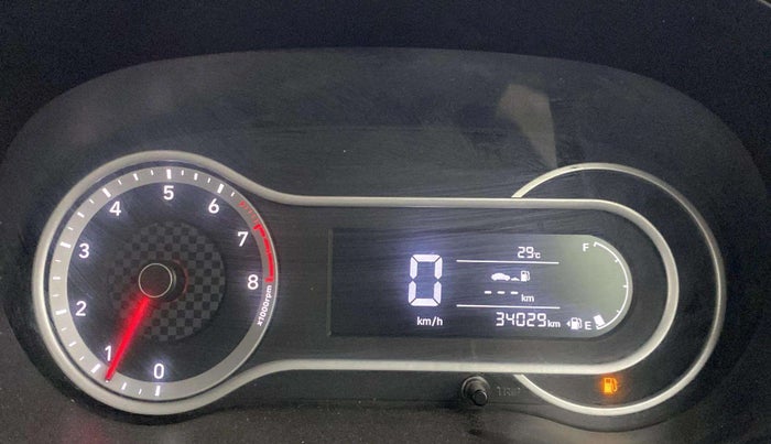 2020 Hyundai AURA SX 1.2 (O), Petrol, Manual, 33,985 km, Odometer Image