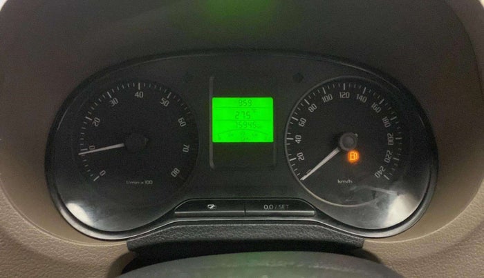 2012 Skoda Rapid AMBITION 1.6 MPI MT, Petrol, Manual, 75,926 km, Odometer Image