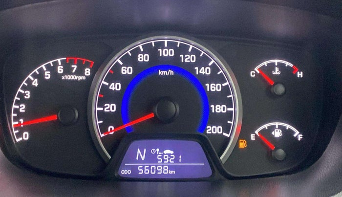 2018 Hyundai Grand i10 SPORTZ AT 1.2 KAPPA VTVT, Petrol, Automatic, 56,097 km, Odometer Image