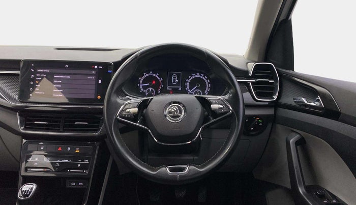 2021 Skoda KUSHAQ STYLE 1.0L TSI MT, Petrol, Manual, 51,614 km, Steering Wheel Close Up