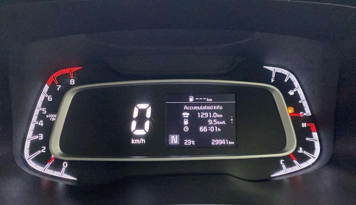 2020 KIA SONET HTX 1.0 IMT, Petrol, Manual, 29,941 km, Odometer Image