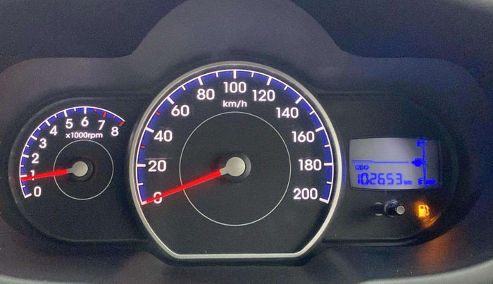 2012 Hyundai i10 SPORTZ 1.2, Petrol, Manual, 1,02,652 km, Odometer Image
