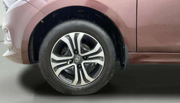 2022 Tata TIGOR XZ PLUS CNG, CNG, Manual, 57,344 km, Left Front Wheel