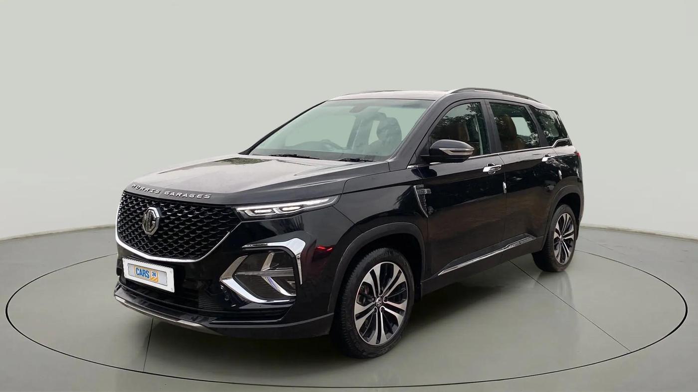 2021 MG HECTOR PLUS SHARP 1.5 PETROL TURBO HYBRID MT 6-STR, Petrol, Manual, 44,718 km, Left Front Diagonal
