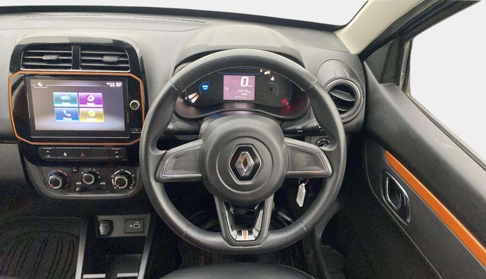 2021 Renault Kwid CLIMBER 1.0 AMT (O), Petrol, Automatic, 24,433 km, Steering Wheel Close Up