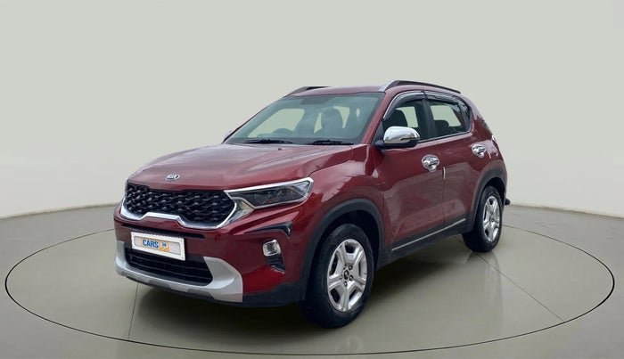 2020 KIA SONET HTX 1.0 IMT, Petrol, Manual, 31,558 km, Left Front Diagonal