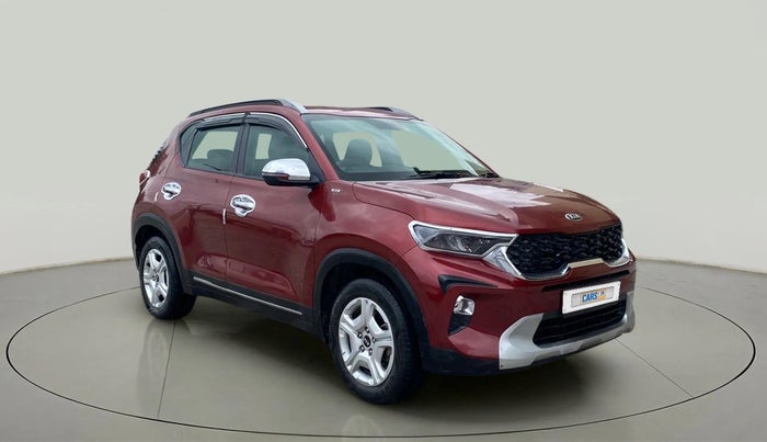 2020 KIA SONET HTX 1.0 IMT, Petrol, Manual, 31,558 km, Right Front Diagonal