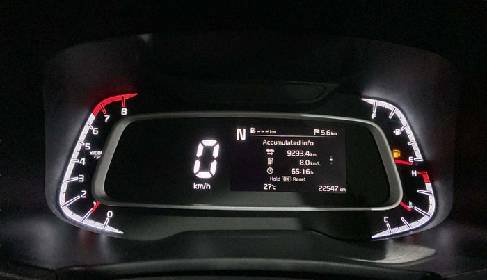 2021 KIA SONET GTX PLUS 1.0 IMT, Petrol, Manual, 22,542 km, Odometer Image