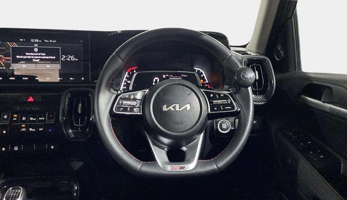 2021 KIA SONET GTX PLUS 1.0 IMT, Petrol, Manual, 22,542 km, Steering Wheel Close Up