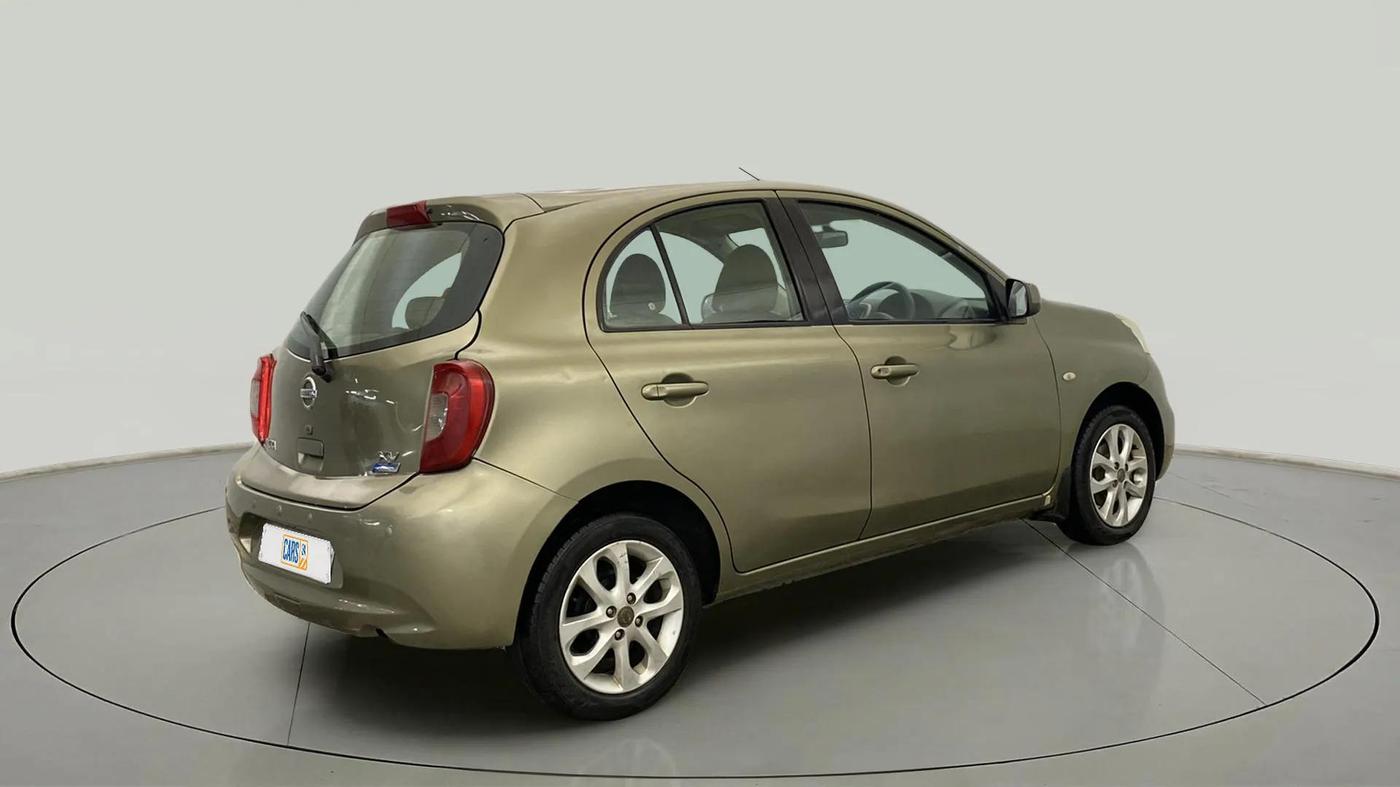 2014 Nissan Micra XV CVT, Petrol, Automatic, 64,396 km, Right Back Diagonal