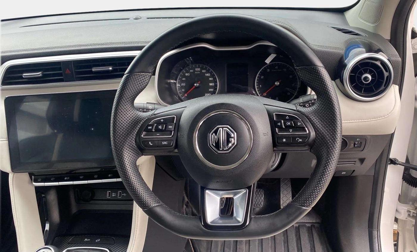 2024 MG ASTOR Sprint 1.5 MT (Ivory), Petrol, Manual, 6,881 km, Steering Wheel Close Up