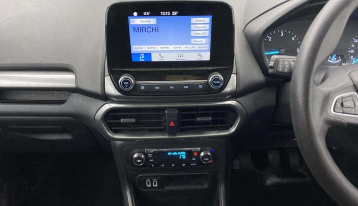 2018 Ford Ecosport TREND 1.5L DIESEL, Diesel, Manual, 1,30,075 km, Air Conditioner