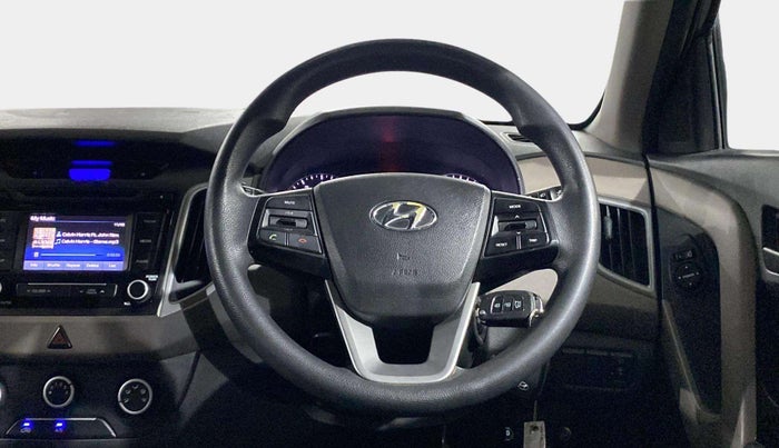 2018 Hyundai Creta E PLUS 1.6 PETROL, Petrol, Manual, 90,948 km, Steering Wheel Close Up