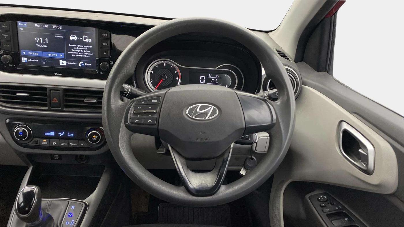 2019 Hyundai GRAND I10 NIOS SPORTZ AMT 1.2 KAPPA VTVT, Petrol, Automatic, 96,367 km, Steering Wheel Close Up