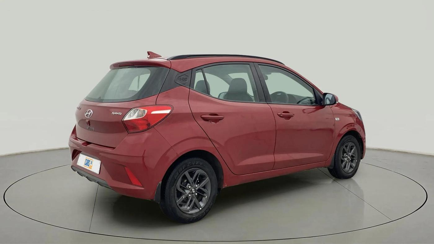 2019 Hyundai GRAND I10 NIOS SPORTZ AMT 1.2 KAPPA VTVT, Petrol, Automatic, 96,367 km, Right Back Diagonal