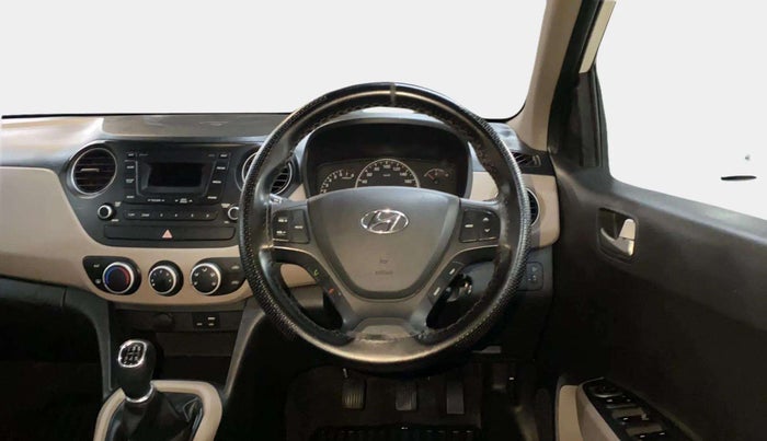 2016 Hyundai Grand i10 SPORTZ 1.2 KAPPA VTVT, Petrol, Manual, 25,800 km, Steering Wheel Close Up