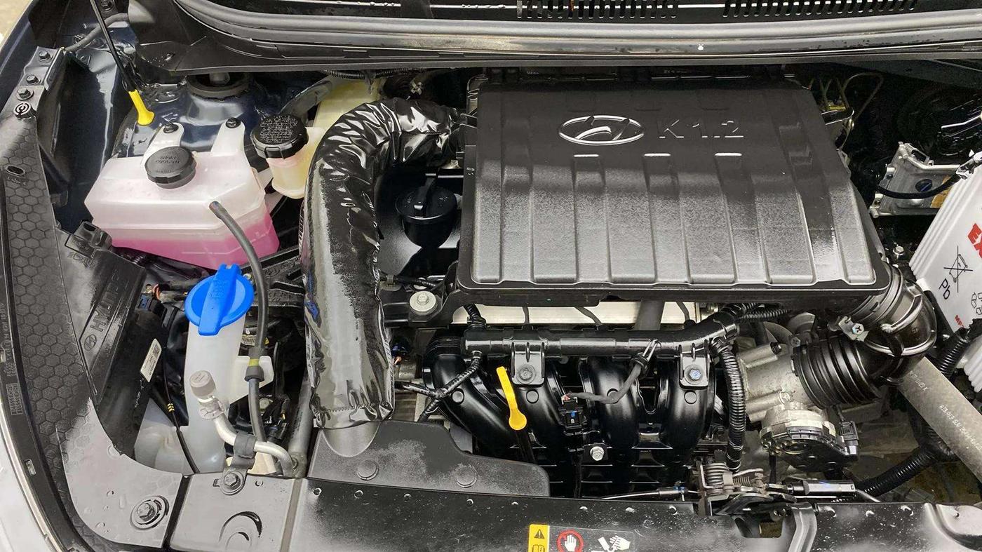 2023 Hyundai GRAND I10 NIOS SPORTZ AMT 1.2 KAPPA VTVT, Petrol, Automatic, 5,212 km, Engine View - Right