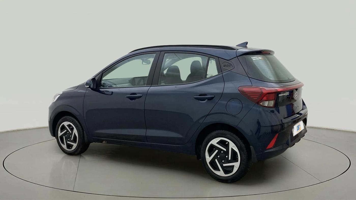 2023 Hyundai GRAND I10 NIOS SPORTZ AMT 1.2 KAPPA VTVT, Petrol, Automatic, 5,212 km, Left Back Diagonal