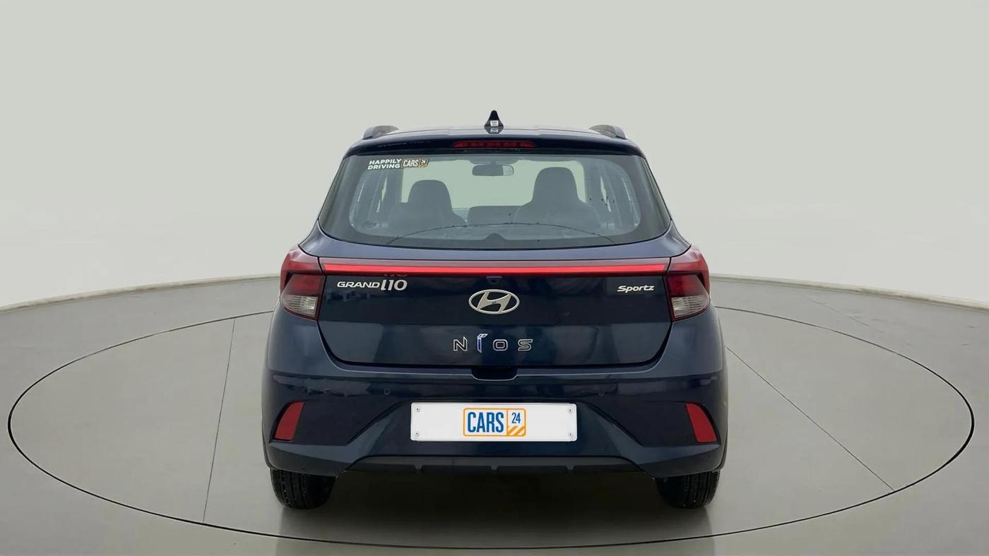 2023 Hyundai GRAND I10 NIOS SPORTZ AMT 1.2 KAPPA VTVT, Petrol, Automatic, 5,212 km, Back/Rear