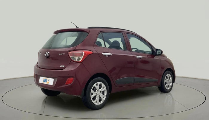 2014 Hyundai Grand i10 SPORTZ 1.2 KAPPA VTVT, Petrol, Manual, 82,548 km, Right Back Diagonal