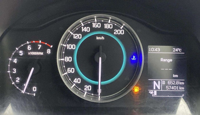 2017 Maruti IGNIS DELTA 1.2 AMT, Petrol, Automatic, 57,367 km, Odometer Image