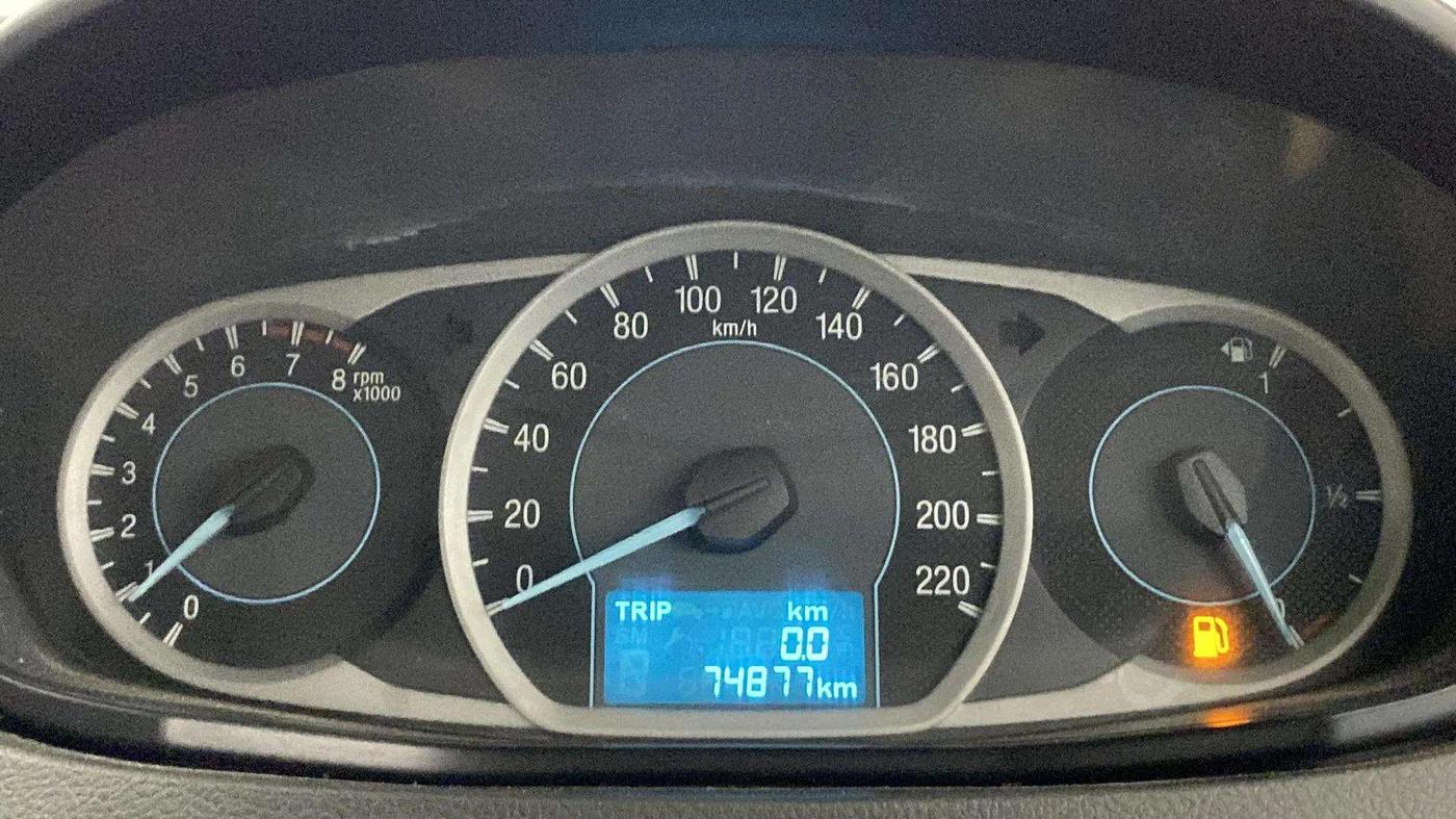2017 Ford Figo Aspire TITANIUM 1.2 PETROL, CNG, Manual, 75,078 km, Odometer Image