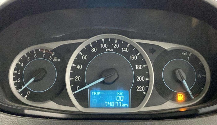 2017 Ford Figo Aspire TITANIUM 1.2 PETROL, CNG, Manual, 74,826 km, Odometer Image