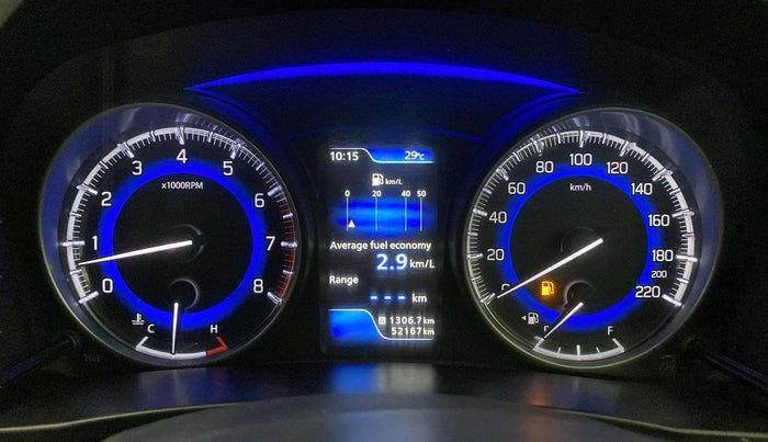 2017 Maruti Baleno ALPHA PETROL 1.2, Petrol, Manual, 52,158 km, Odometer Image