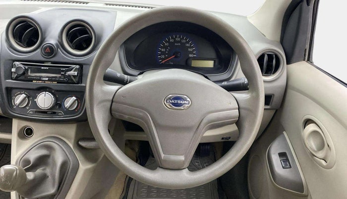 2014 Datsun Go T, Petrol, Manual, 48,890 km, Steering Wheel Close Up