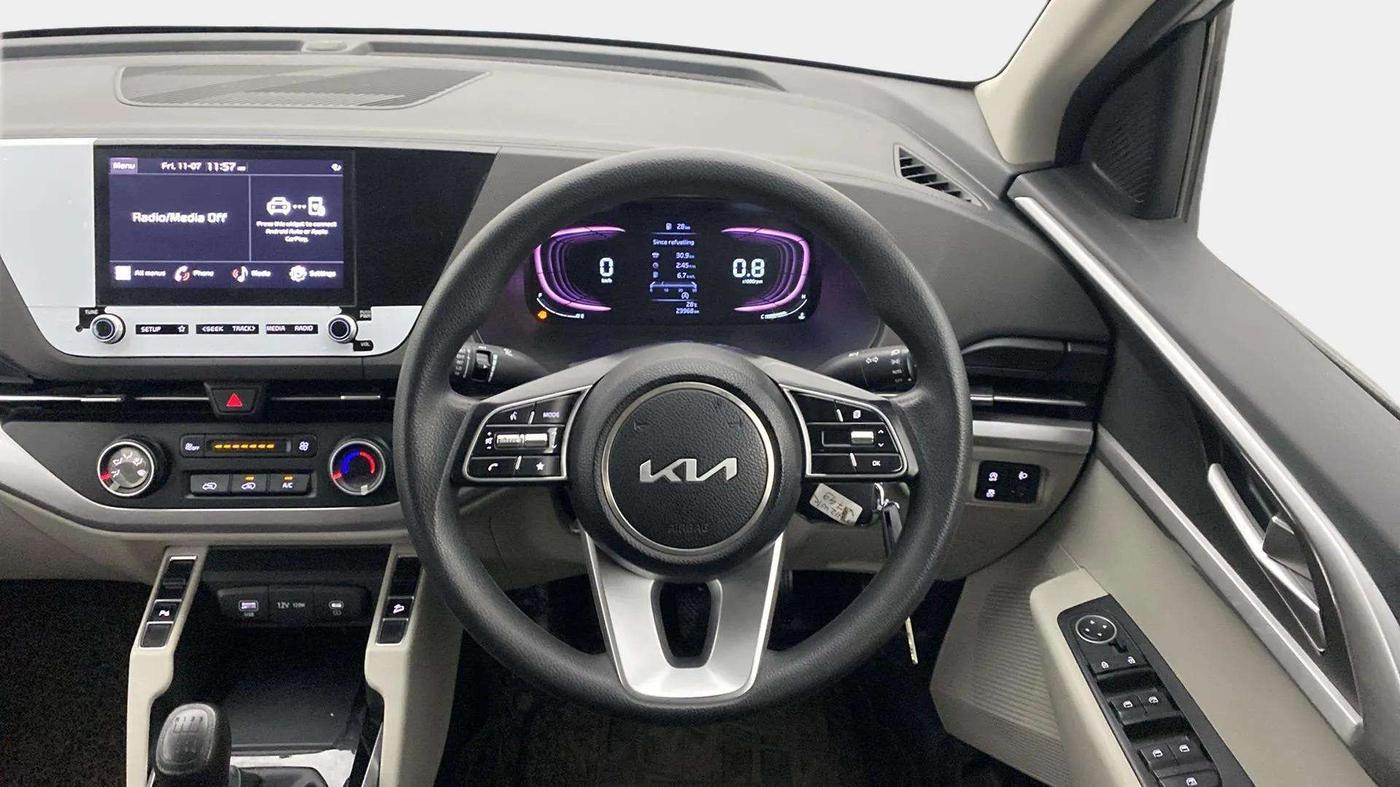 2024 KIA CARENS Prestige 1.5 Petrol 7 STR, Petrol, Manual, 23,978 km, Steering Wheel Close Up
