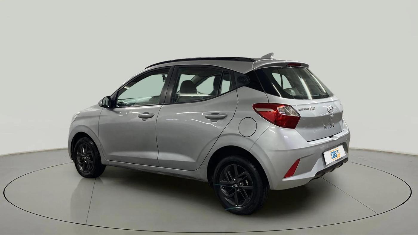 2020 Hyundai GRAND I10 NIOS SPORTZ AMT 1.2 KAPPA VTVT, Petrol, Automatic, 46,832 km, Left Back Diagonal