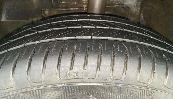 2019 Tata NEXON XZA PLUS PETROL, Petrol, Automatic, 58,673 km, Left Front Tyre Tread