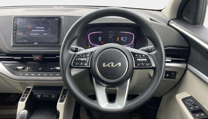 2022 KIA CARENS PRESTIGE PLUS 1.4 PETROL 7 STR, Petrol, Manual, 59,796 km, Steering Wheel Close Up