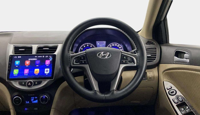2015 Hyundai Verna FLUIDIC 4S 1.6 VTVT SX, Petrol, Manual, 18,363 km, Steering Wheel Close Up