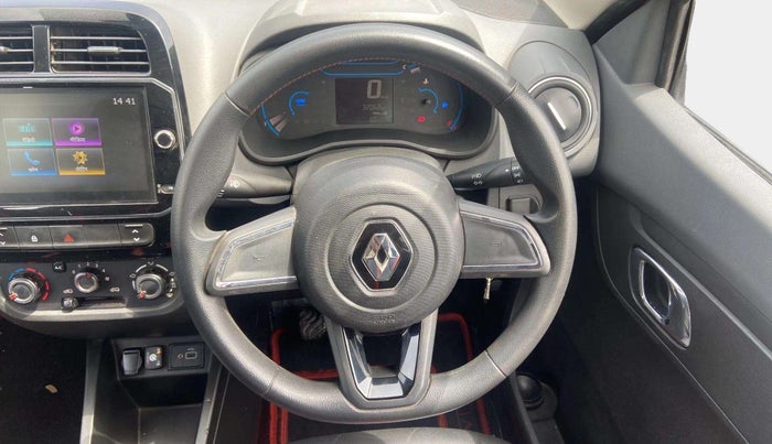 2019 Renault Kwid RXT 1.0 (O), CNG, Manual, 31,911 km, Steering Wheel Close Up