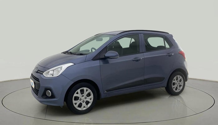2015 Hyundai Grand i10 SPORTZ 1.2 KAPPA VTVT, Petrol, Manual, 54,551 km, Left Front Diagonal