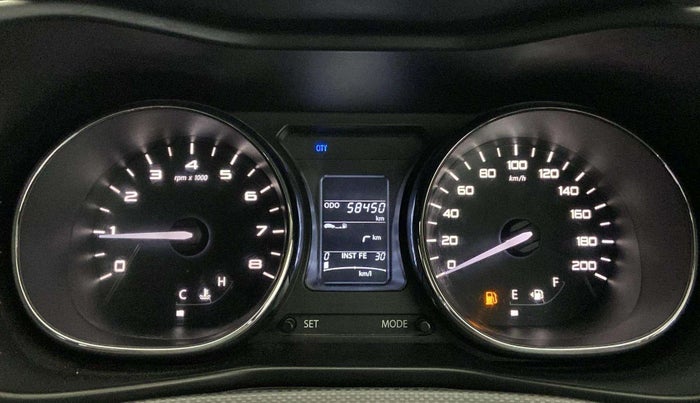2018 Tata NEXON XZ PLUS PETROL DUAL TONE, Petrol, Manual, 58,443 km, Odometer Image