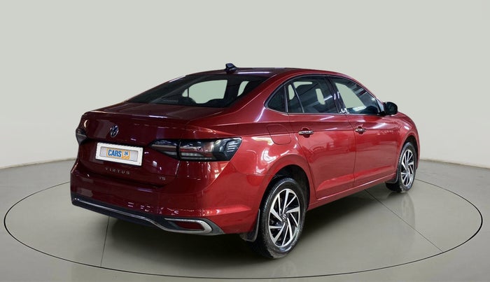 2023 Volkswagen VIRTUS TOPLINE TSI 1.0 AT, Petrol, Automatic, 13,772 km, Right Back Diagonal