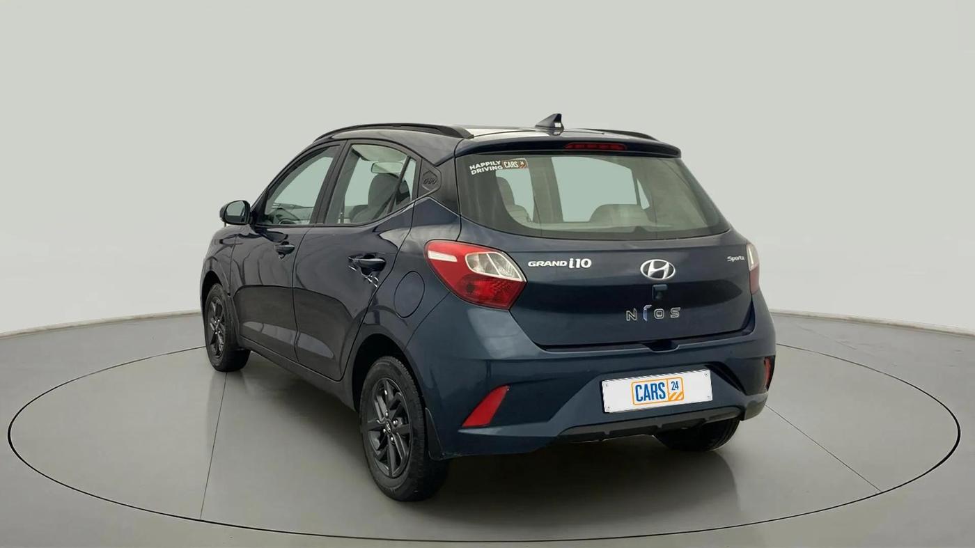 2021 Hyundai GRAND I10 NIOS SPORTZ 1.2 KAPPA VTVT, Petrol, Manual, 38,944 km, Left Back Diagonal