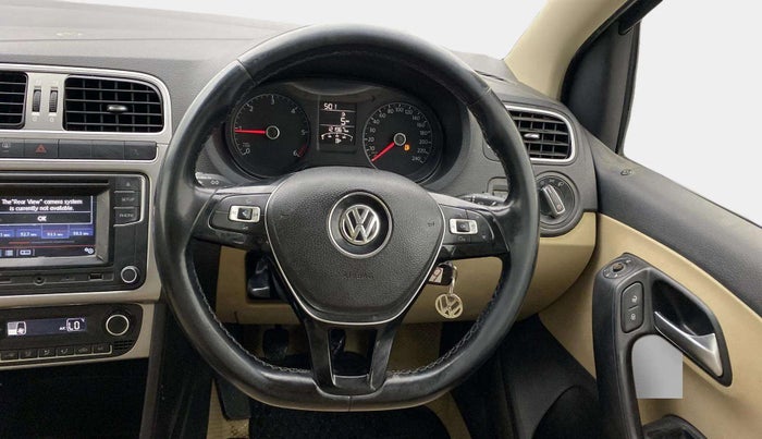 2016 Volkswagen Ameo HIGHLINE1.5L, Diesel, Manual, 1,21,952 km, Steering Wheel Close Up